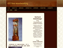 Tablet Screenshot of finewoodworkinghawaii.com